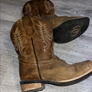 Kids Brown Cowboy Boots